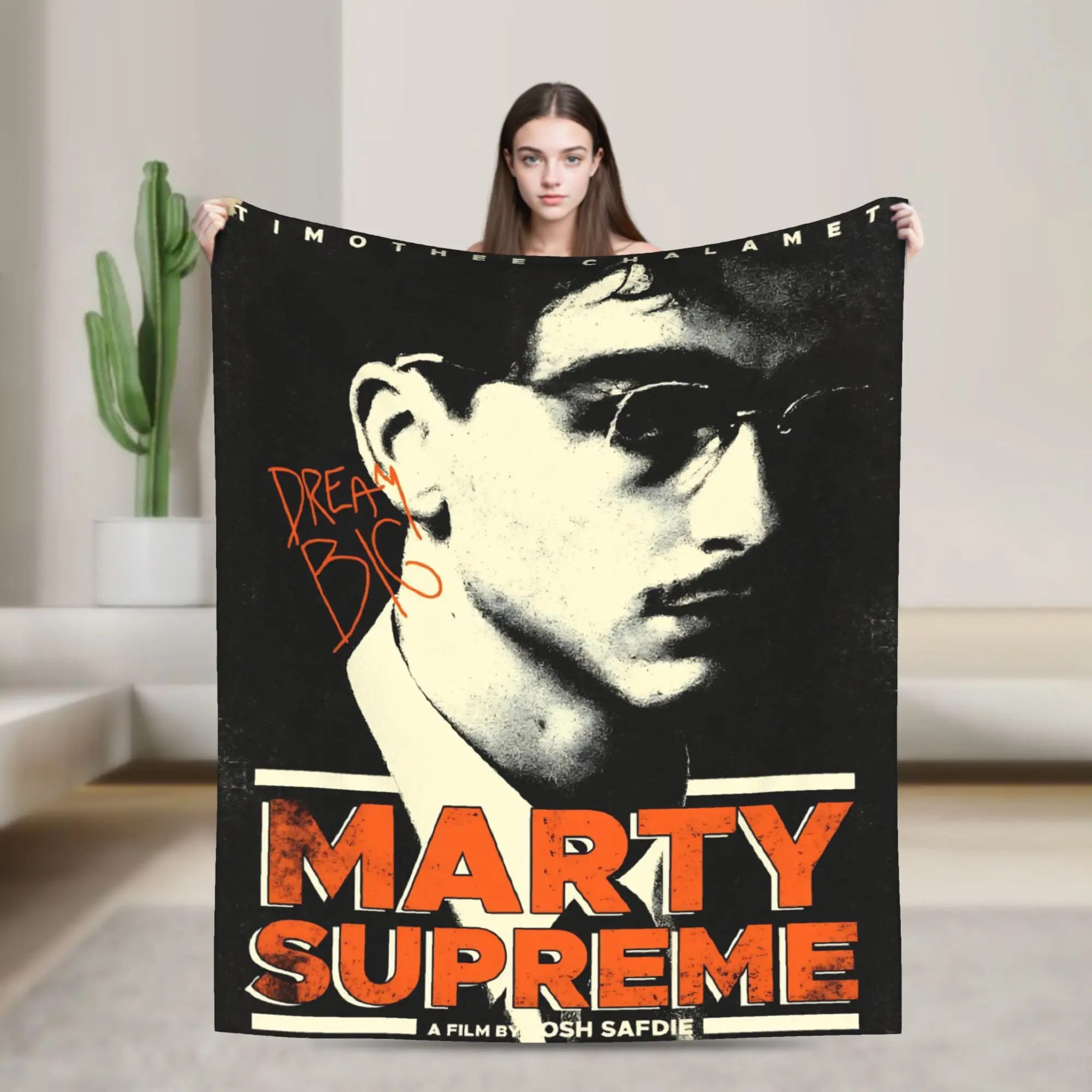 Marty Supreme Dream Big Blanket Plush Novelty Breathable Throw Blankets for Chair Covering Sofa All Season,
Marty Supreme Dream Big Blanket Plush Novelty Breathable Throw Blankets for Chair Covering Sofa All Season,