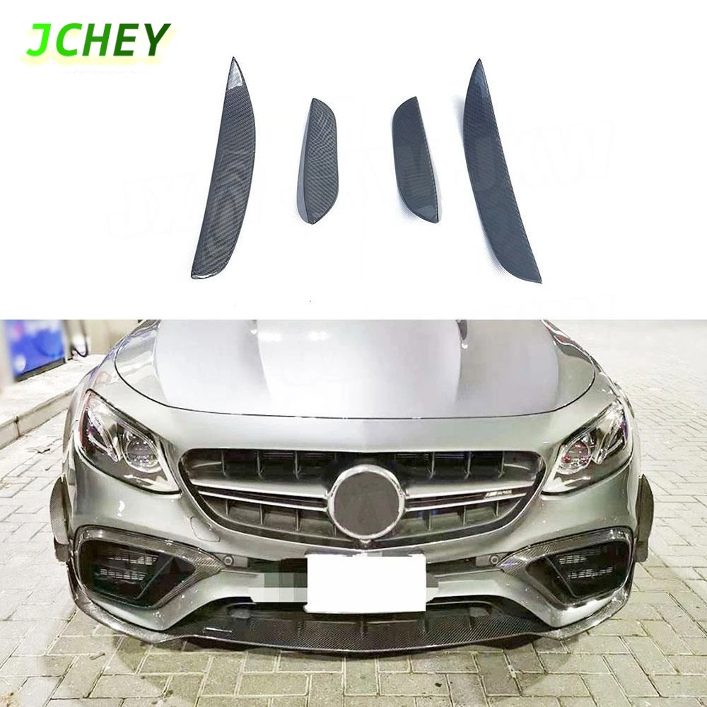 JCHEY Carbon Fiber Front Bumper Canard Trims Decoration For Mercedes Benz E Class W213 E63 AMG 2017-2019 FRP Car Styling
JCHEY Carbon Fiber Front Bumper Canard Trims Decoration For Mercedes Benz E Class W213 E63 AMG 2017-2019 FRP Car Styling