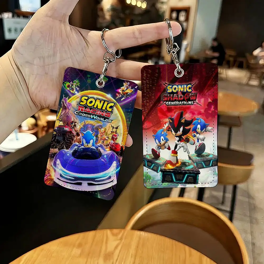 Game Sonic X Shadow Generations Reboot Card Holders Anti-lost Student Card Protective Cover Cases Campus Access Cards Key Chain
Game Sonic X Shadow Generations Reboot Card Holders Anti-lost Student Card Protective Cover Cases Campus Access Cards Key Chain