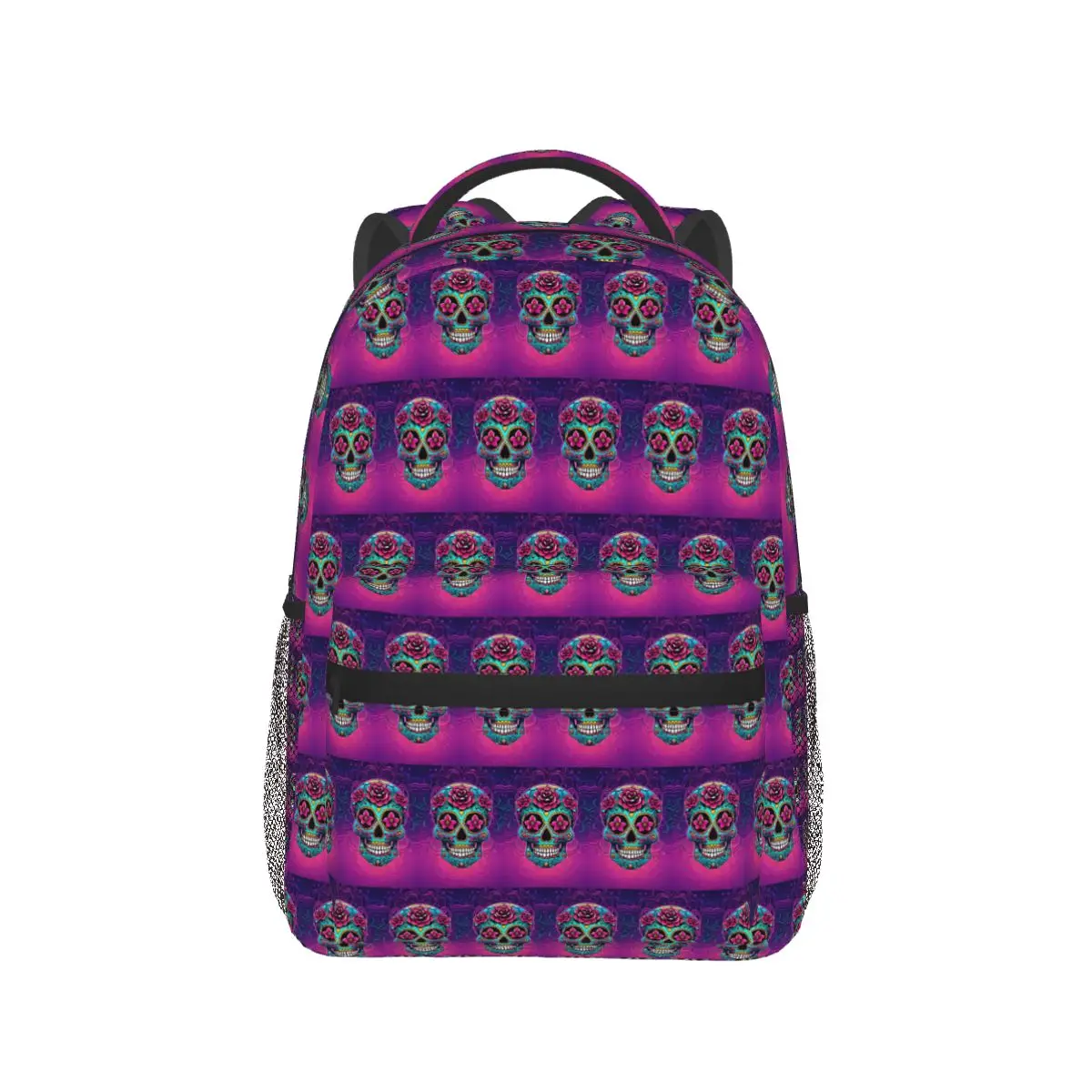 Mexican Sugar Skulls And Flowers Backpack Hot Sale Daypack Large Capacity Boys Girls BookBag School Bag Shoulder Bags Men Women
Mexican Sugar Skulls And Flowers Backpack Hot Sale Daypack Large Capacity Boys Girls BookBag School Bag Shoulder Bags Men Women