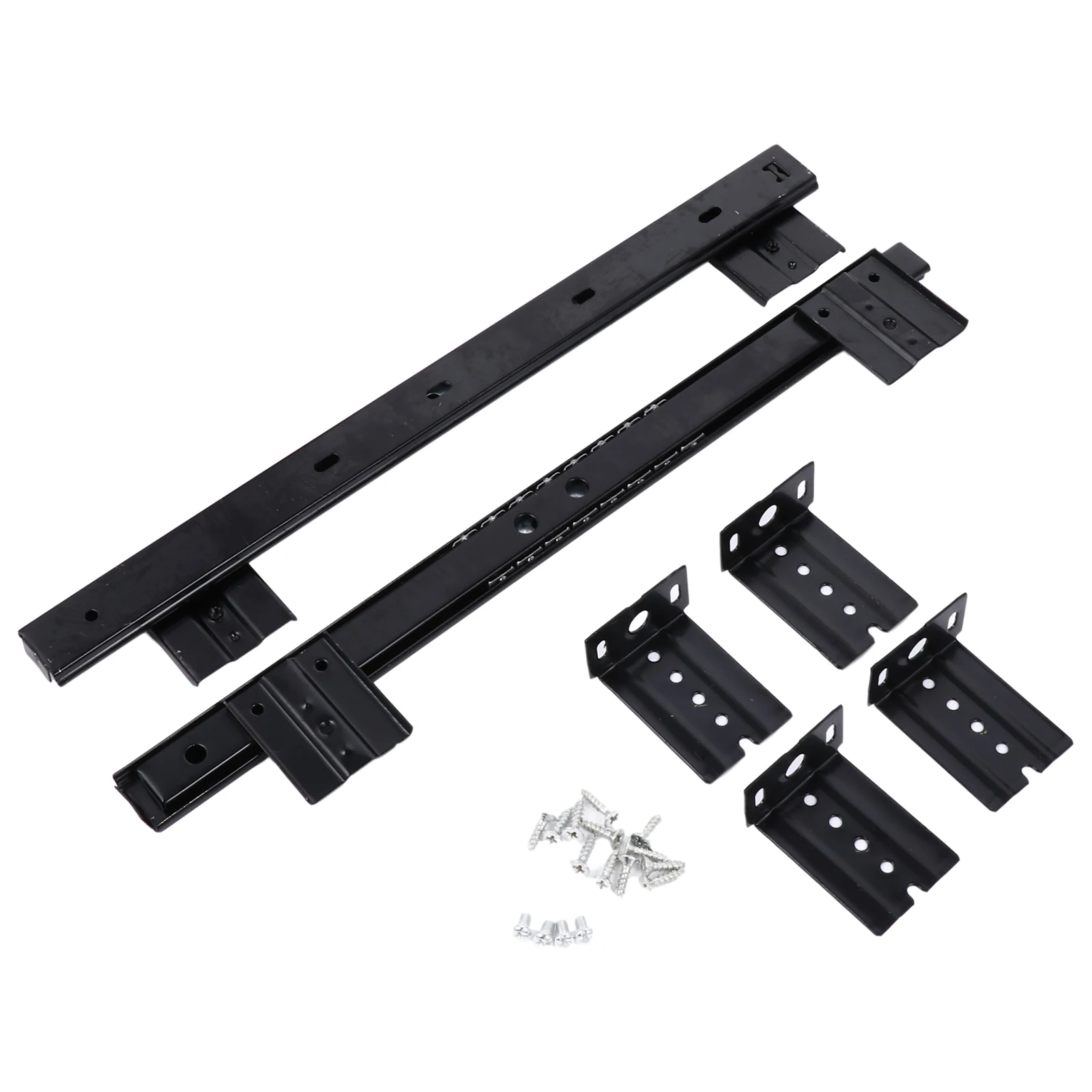 1 Pair Adjustable Steel Keyboard Tray Desk Slide Rail Track for Computer Underdesk Mechanical Keyboard Holder Layer Rack
1 Pair Adjustable Steel Keyboard Tray Desk Slide Rail Track for Computer Underdesk Mechanical Keyboard Holder Layer Rack
