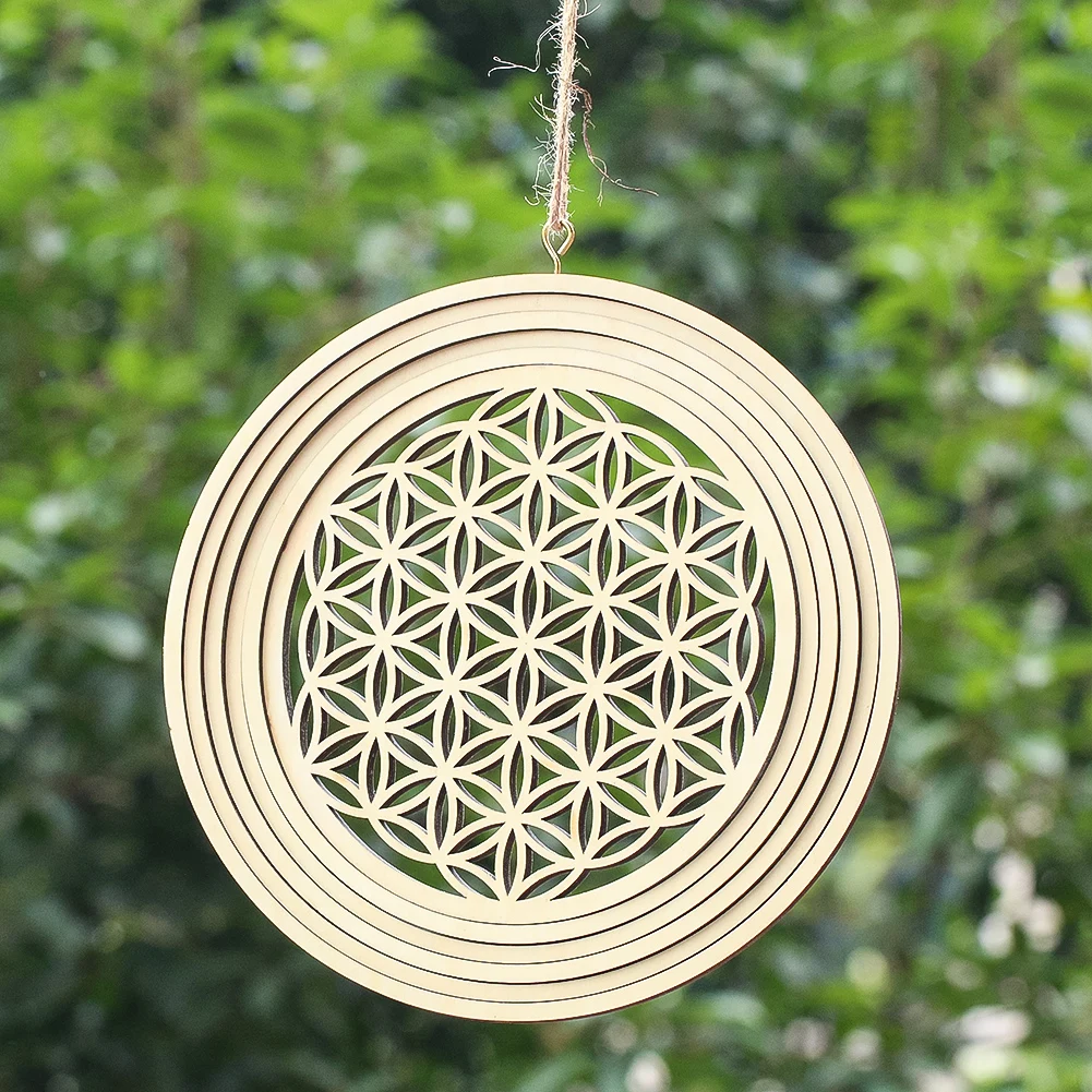 Large 3D Flower of Life Pendant Wooden Laser Cut Handmade Crafts Sacred Meditation Energy Geometry Ornament Wall Hanging Decor
Large 3D Flower of Life Pendant Wooden Laser Cut Handmade Crafts Sacred Meditation Energy Geometry Ornament Wall Hanging Decor