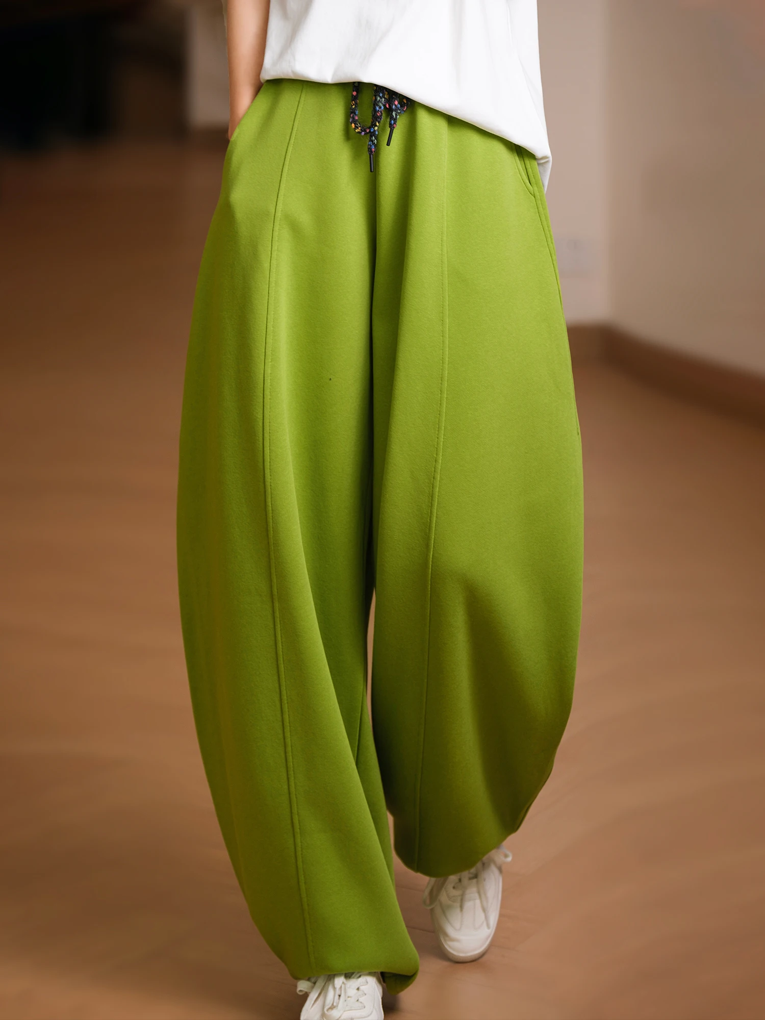 Casual Pants Thiened Elastic Waist U Quali Cotton Knife Stand up Trousers for Women Straight Leg Spring Summer
Casual Pants Thiened Elastic Waist U Quali Cotton Knife Stand up Trousers for Women Straight Leg Spring Summer