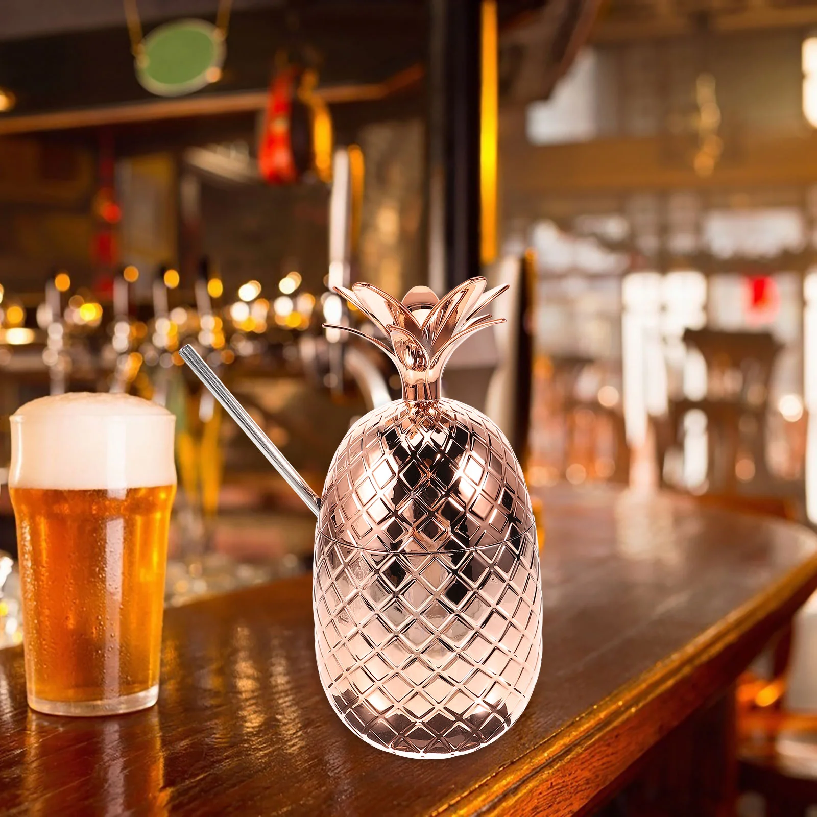 450ml Stainless Steel Cocktail Glass Birthday Party Fruit Straw Cup Bar Glass Copper Pineapple Shape Plastic
450ml Stainless Steel Cocktail Glass Birthday Party Fruit Straw Cup Bar Glass Copper Pineapple Shape Plastic