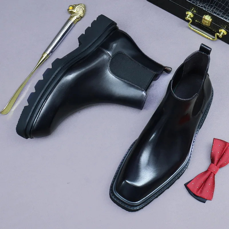 Boots Men's Cowhide Genuine Leather Shoes High Quality Leather Boot
Boots Men's Cowhide Genuine Leather Shoes High Quality Leather Boot