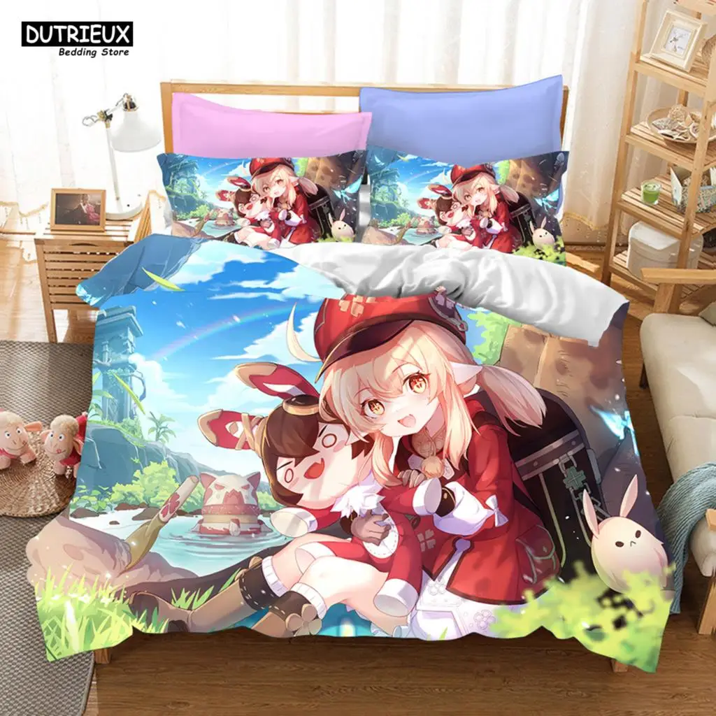 3D Game Genshin Impact Bedding Sets Keqing Xiao Duvet Cover Set 2/3 Pieces Boys Adults Single Full Queen King Size Bed Linen
3D Game Genshin Impact Bedding Sets Keqing Xiao Duvet Cover Set 2/3 Pieces Boys Adults Single Full Queen King Size Bed Linen