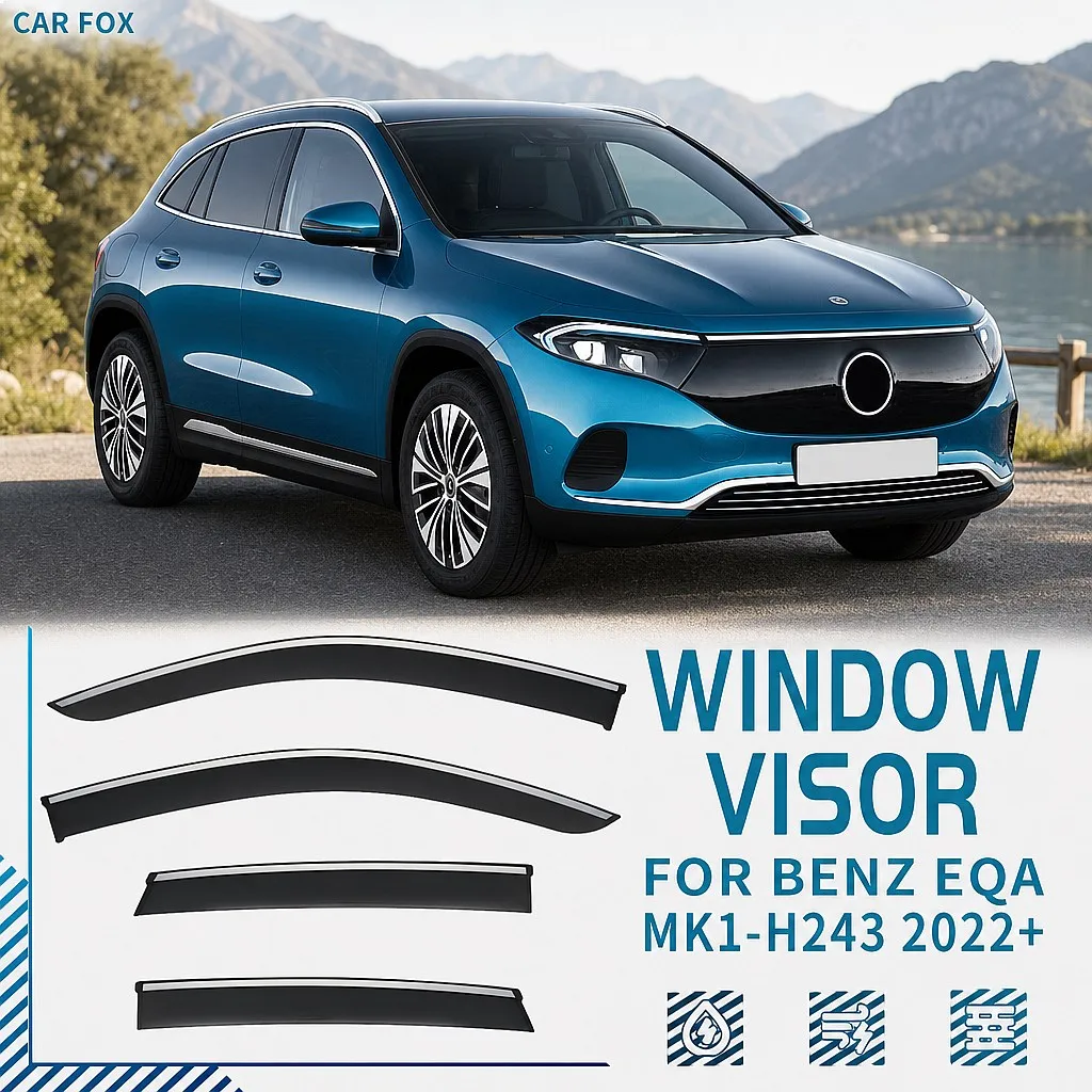 For Mercedes Benz EQA H243 2022+ Car Window Visor Rain Sun Shade Side Windshield Awning Auto Accessories
For Mercedes Benz EQA H243 2022+ Car Window Visor Rain Sun Shade Side Windshield Awning Auto Accessories