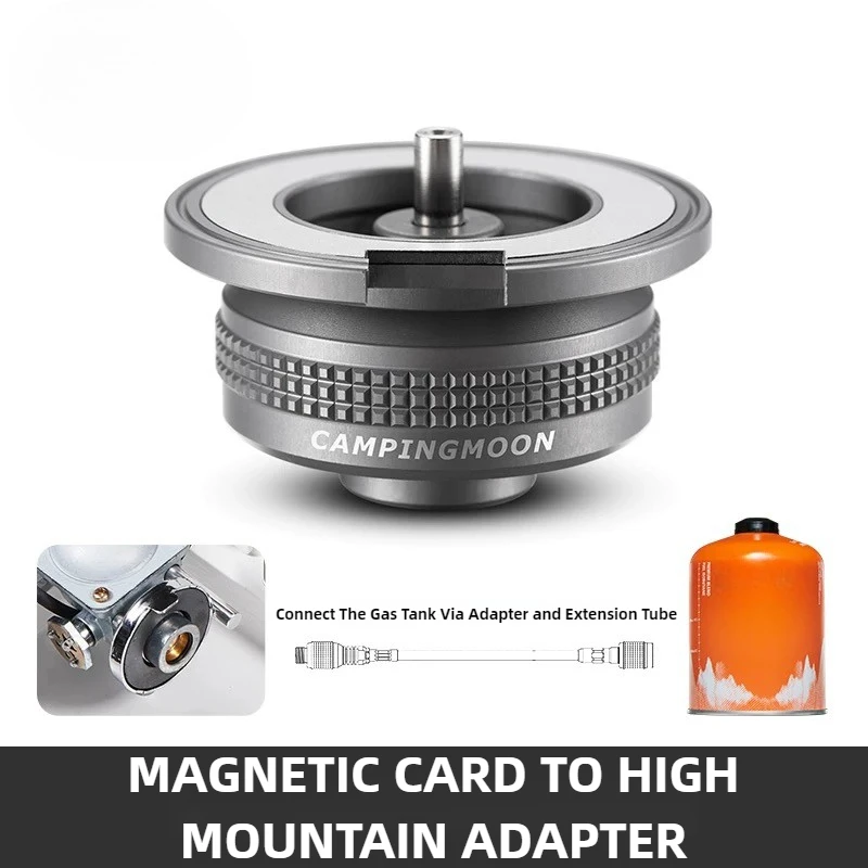 Aluminum Alloy Mountain Converter Gas Tank Supplement Adapter Split Stoves Converter, Camping, Cooking, Picnic Equipment
Aluminum Alloy Mountain Converter Gas Tank Supplement Adapter Split Stoves Converter, Camping, Cooking, Picnic Equipment