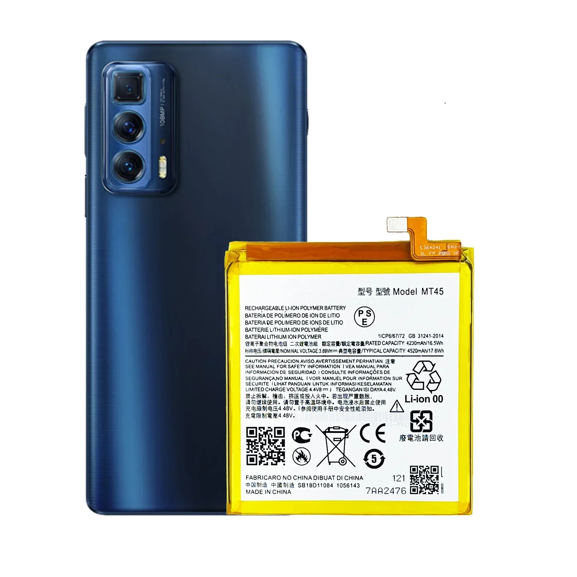 MT45 Replacement Battery For Motorola Edge S Pro Mobile Phone High Quality Built-in New Lithium Latest Batteries
MT45 Replacement Battery For Motorola Edge S Pro Mobile Phone High Quality Built-in New Lithium Latest Batteries