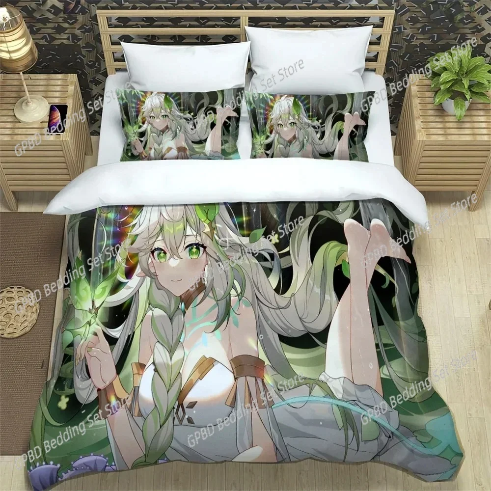 Anime Genshin Impact Comfortable Duvet Quilt Cover Pillowcase Bedding Set Children Bedroom Decoration Home Textile
Anime Genshin Impact Comfortable Duvet Quilt Cover Pillowcase Bedding Set Children Bedroom Decoration Home Textile