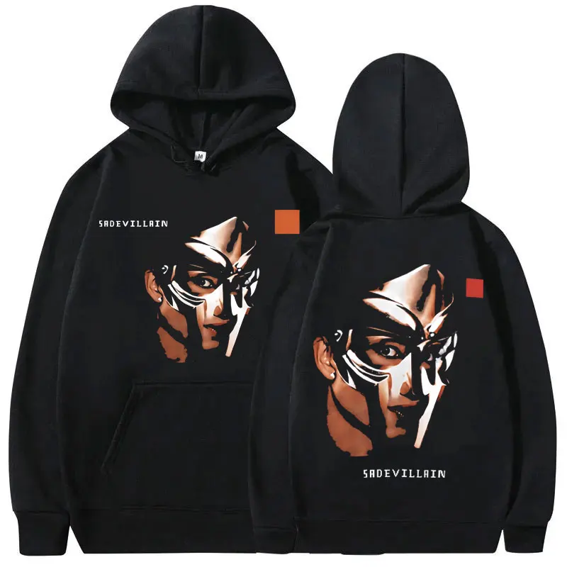 Rapper Mf Doom Sade Sadevillain Metal Mask Face Graphic Print Hoodie Male Loose Oversized Sweatshirt Men Hip Hop Vintage Hoodies
Rapper Mf Doom Sade Sadevillain Metal Mask Face Graphic Print Hoodie Male Loose Oversized Sweatshirt Men Hip Hop Vintage Hoodies