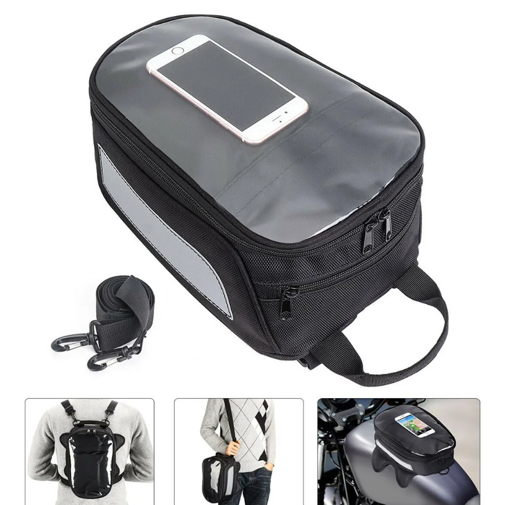 Motorcycle Tank Bag Waterproof Luggage Multiple Compartments for Smartphones Term Use Bike Carrier Suitcase
Motorcycle Tank Bag Waterproof Luggage Multiple Compartments for Smartphones Term Use Bike Carrier Suitcase