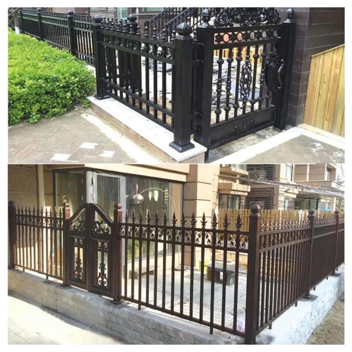 Wholesale Automatic Swing Opening Courtyard Front Gate and Villa Door Grill Aluminum Fence Made of Aluminum Alloy
Wholesale Automatic Swing Opening Courtyard Front Gate and Villa Door Grill Aluminum Fence Made of Aluminum Alloy