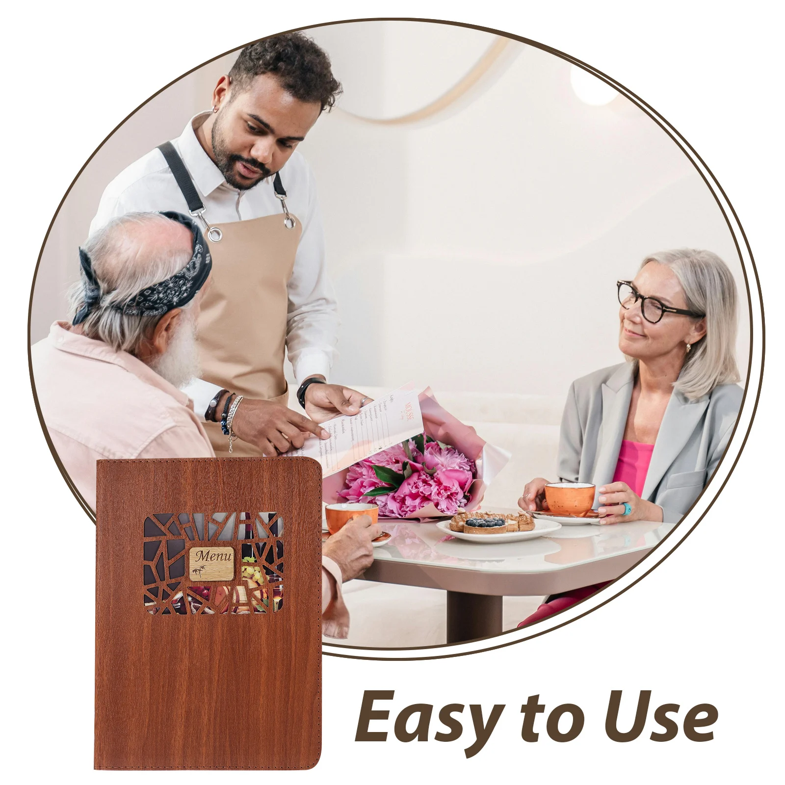 Cash Register Double Views Menu Cover Restaurantt Holder Hollow Out Covers Folder
Cash Register Double Views Menu Cover Restaurantt Holder Hollow Out Covers Folder