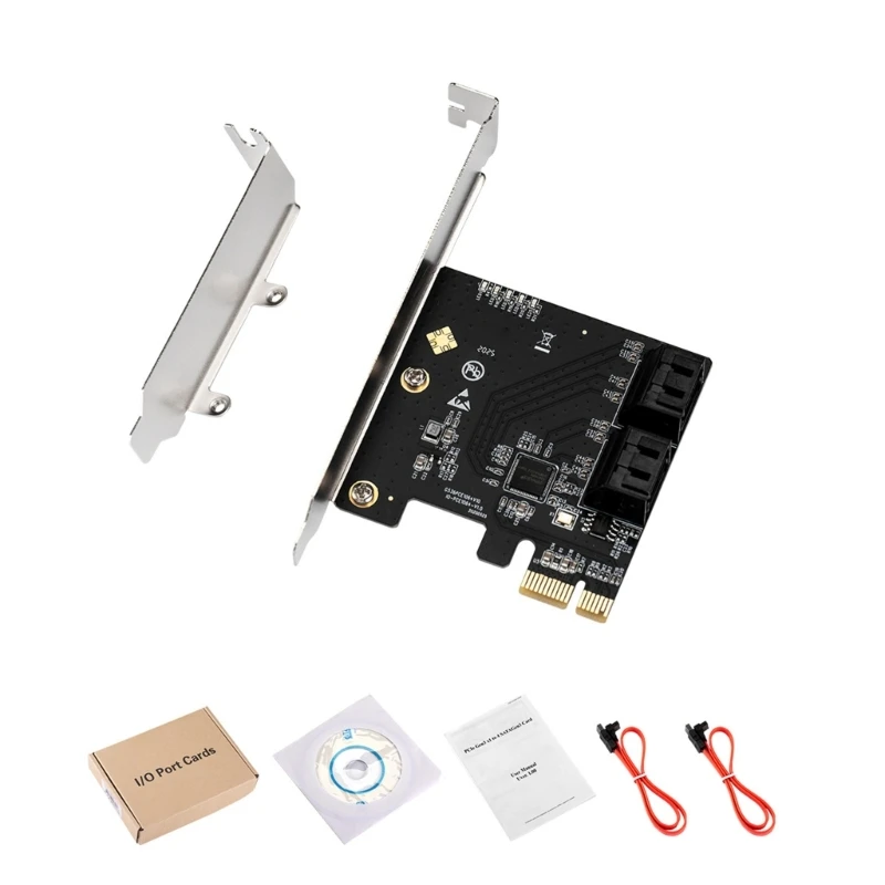 4-портовый контроллер SATAIII PCIE 1X, карта расширения 6 Гбит/с для твердотельного накопителя
4-портовый контроллер SATAIII PCIE 1X, карта расширения 6 Гбит/с для твердотельного накопителя