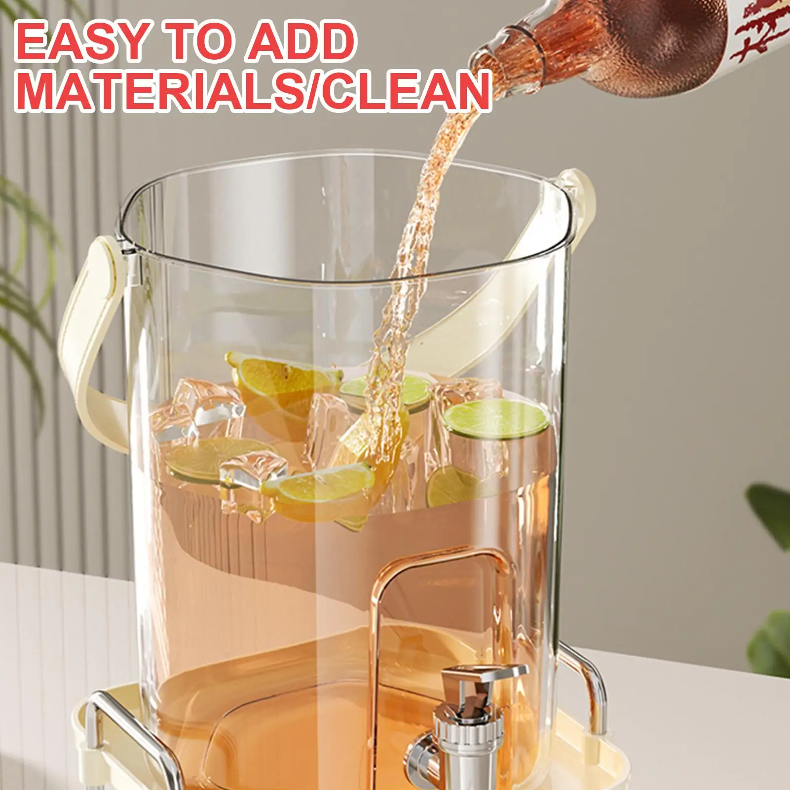 Lemonade Dispenser Juice Water Dispenser For Party With Spigot And Filter 5L Spill-Proof Lemonade Beverage Container Jug For
Lemonade Dispenser Juice Water Dispenser For Party With Spigot And Filter 5L Spill-Proof Lemonade Beverage Container Jug For