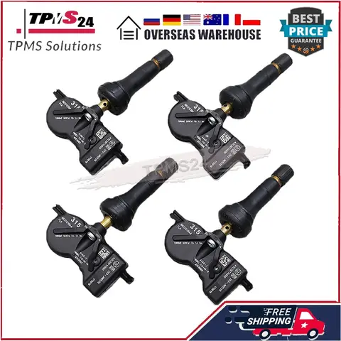 4pcs SENSOR TPMS PARA 2018 JEEP RENEGADE 315MHz SENSOR MONITOR DE PRESSÃO DE PNEUMÁTIS 68331239 AA