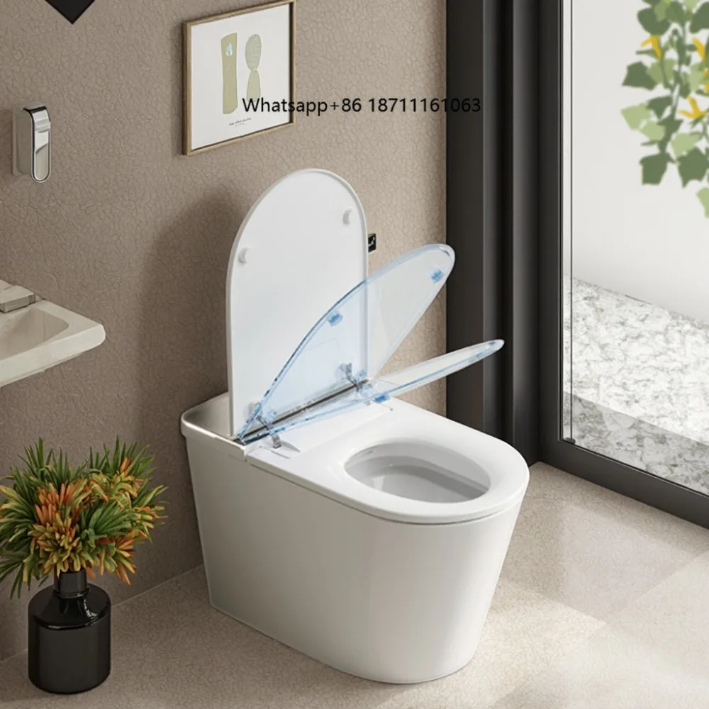 S027 Wholesale Modern Sanitary Ware One Piece Electric Smart Toilet Intelligent Bidet Floor Mounted Bathroom Wc
S027 Wholesale Modern Sanitary Ware One Piece Electric Smart Toilet Intelligent Bidet Floor Mounted Bathroom Wc