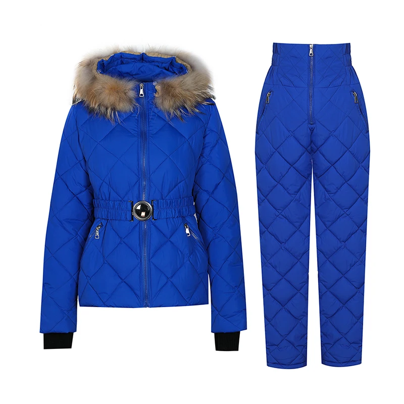 2023 Winter Jacket Women Snow Clothes Warm Pant Suits Big Fur Collar Parka Women Down Cotton Coat 2 pieces Set Outwear Ladies
2023 Winter Jacket Women Snow Clothes Warm Pant Suits Big Fur Collar Parka Women Down Cotton Coat 2 pieces Set Outwear Ladies