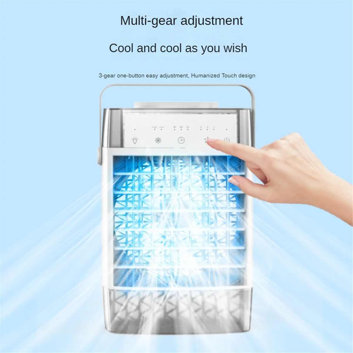 Portable Air Conditioner, Air Cooler Evaporative Personal Mini Air Conditioner, Water Cooling Fan for Room, Car
Portable Air Conditioner, Air Cooler Evaporative Personal Mini Air Conditioner, Water Cooling Fan for Room, Car