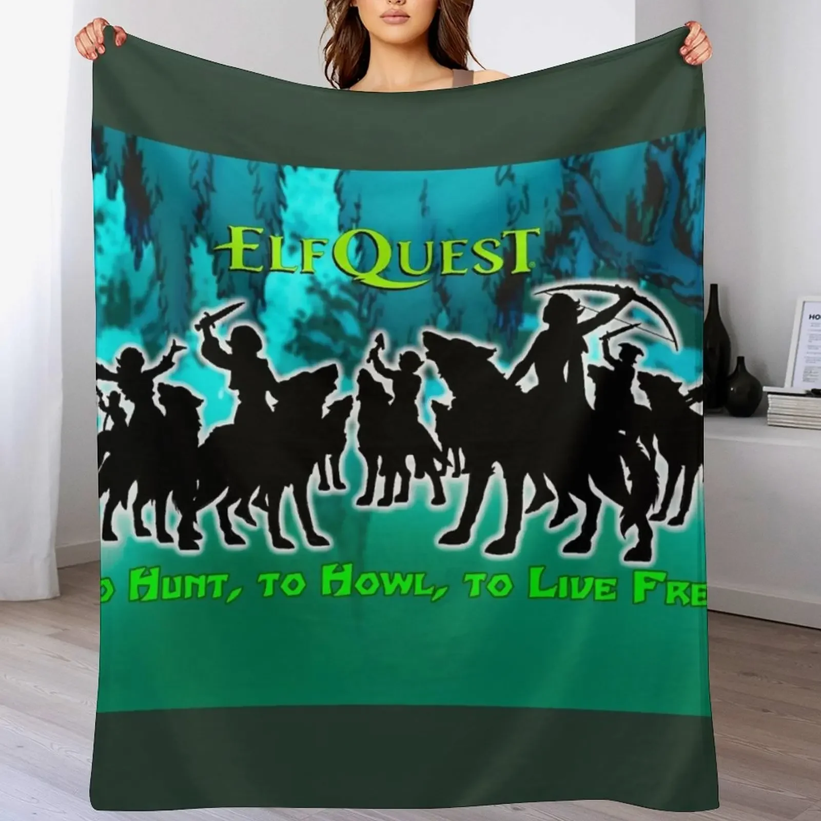 ElfQuest: To Hunt, To Howl, To Live Free! Throw Blanket Modern Design Soft Blanket for Home Decor
ElfQuest: To Hunt, To Howl, To Live Free! Throw Blanket Modern Design Soft Blanket for Home Decor