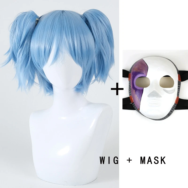 Игра Sally Face Sallyface Синие короткие парики для косплея с чипом «Конский хвост» + маска + шапочка для парика
Игра Sally Face Sallyface Синие короткие парики для косплея с чипом «Конский хвост» + маска + шапочка для парика