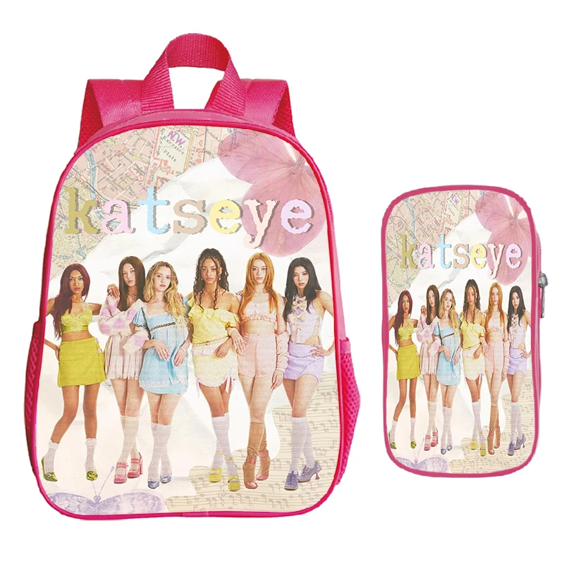 2pcs Kids School Bags Global Star Katseye Printed Backpacks for Preschool Girls Kindergarten Rusksack Child Backpack Pencil Bag
2pcs Kids School Bags Global Star Katseye Printed Backpacks for Preschool Girls Kindergarten Rusksack Child Backpack Pencil Bag