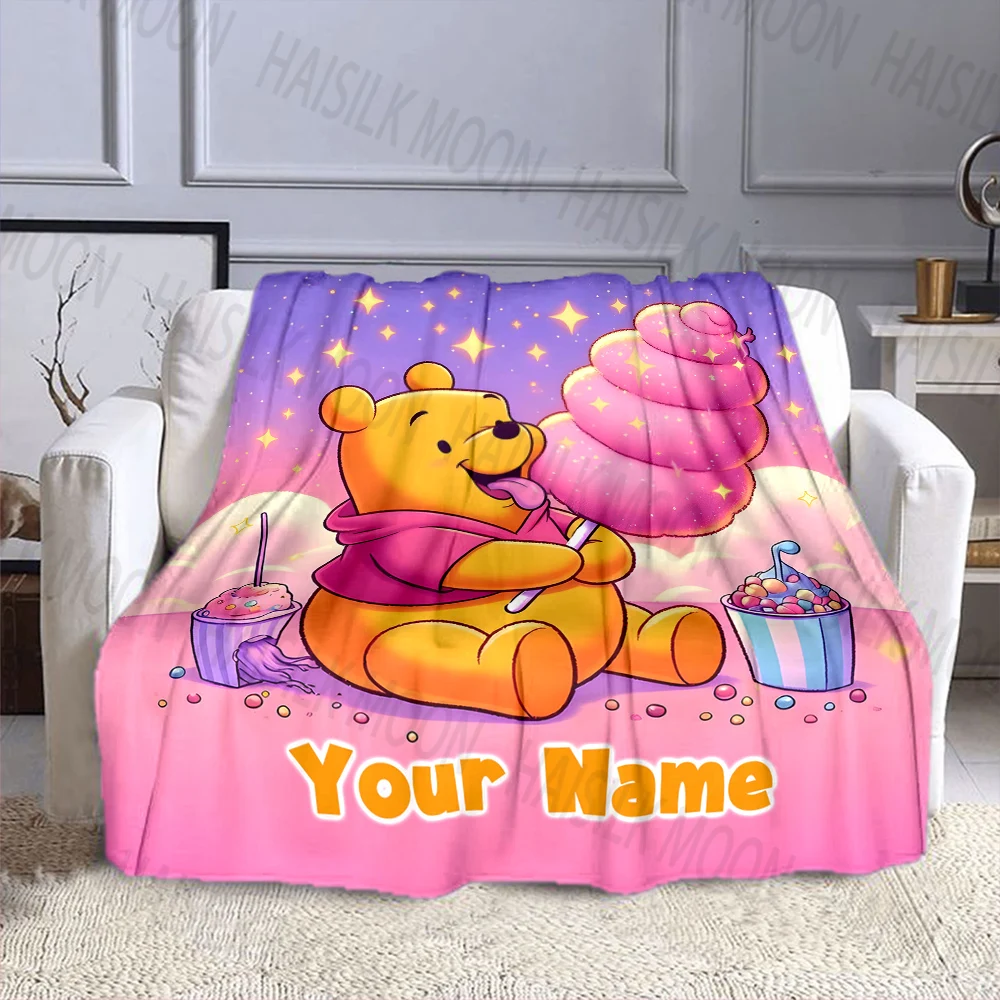 (Memo U Name) Winnie The Pooh Printed Blanket Can Be Custom with Name Soft and Warm Suitable for Home Office Camping Car Gifts
(Memo U Name) Winnie The Pooh Printed Blanket Can Be Custom with Name Soft and Warm Suitable for Home Office Camping Car Gifts