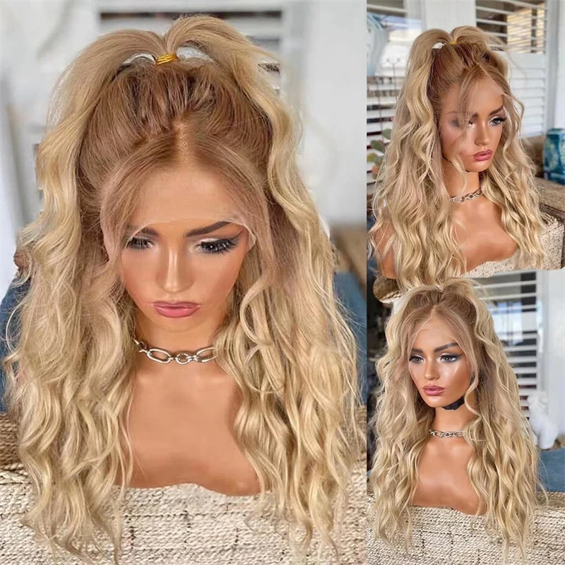 Ombre Blonde Golden HD Transparent Lace Front Wigs 100% Human Hair Glueless 180 Density Remy Preplucked Hairline For Women Daily
Ombre Blonde Golden HD Transparent Lace Front Wigs 100% Human Hair Glueless 180 Density Remy Preplucked Hairline For Women Daily