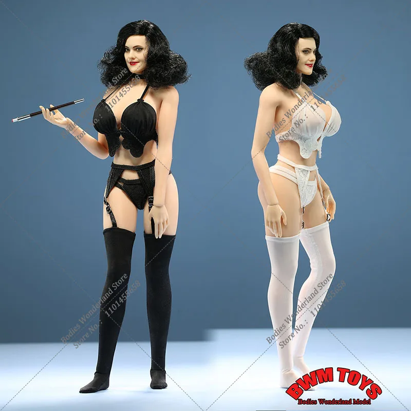 1/6 Scale Women's Strappy Lingerie Set Lace Underwear Suspender Socks Model for 12 inch Female Action Figure Body
1/6 Scale Women's Strappy Lingerie Set Lace Underwear Suspender Socks Model for 12 inch Female Action Figure Body