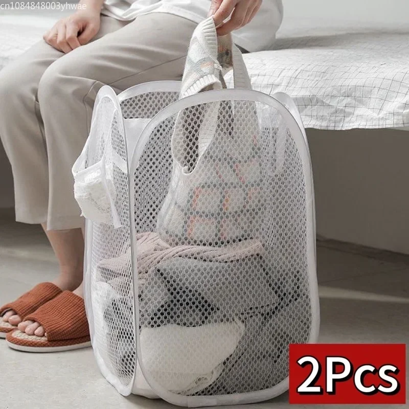 Portable Mesh Up Laundry Hamper Wide Opening Breathable Collapsible Space-Saving Laundry Basket Dorm Travel Bathroom Items
Portable Mesh Up Laundry Hamper Wide Opening Breathable Collapsible Space-Saving Laundry Basket Dorm Travel Bathroom Items