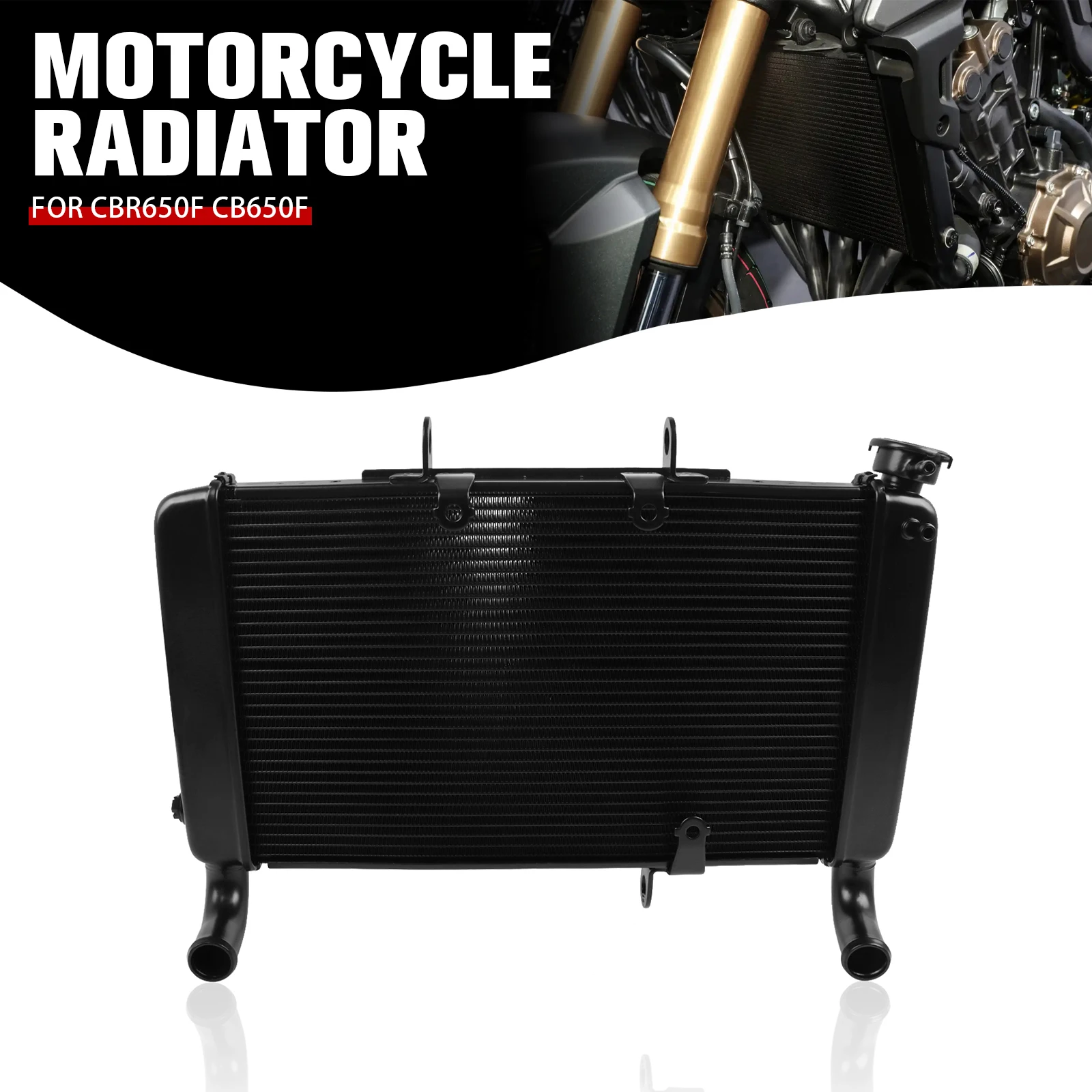 For Honda CBR650F CBR 650 F CBR650 F 2014-2018 Motorcycle Aluminium Engine Radiator Oil Cooler Coolant Cooling Water Tank
For Honda CBR650F CBR 650 F CBR650 F 2014-2018 Motorcycle Aluminium Engine Radiator Oil Cooler Coolant Cooling Water Tank