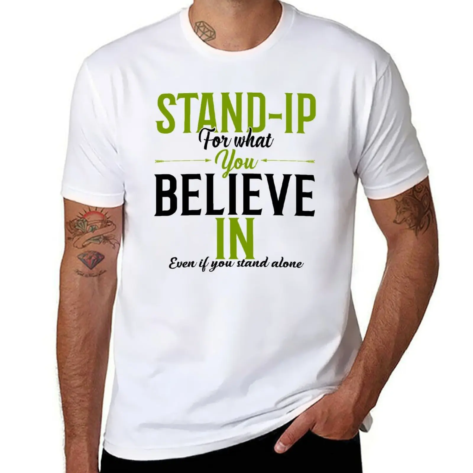 Stand Up For What You Believe In Even If You Stand Alone T-Shirt printed t shirts for man g man t shirts for men T-shirt
Stand Up For What You Believe In Even If You Stand Alone T-Shirt printed t shirts for man g man t shirts for men T-shirt