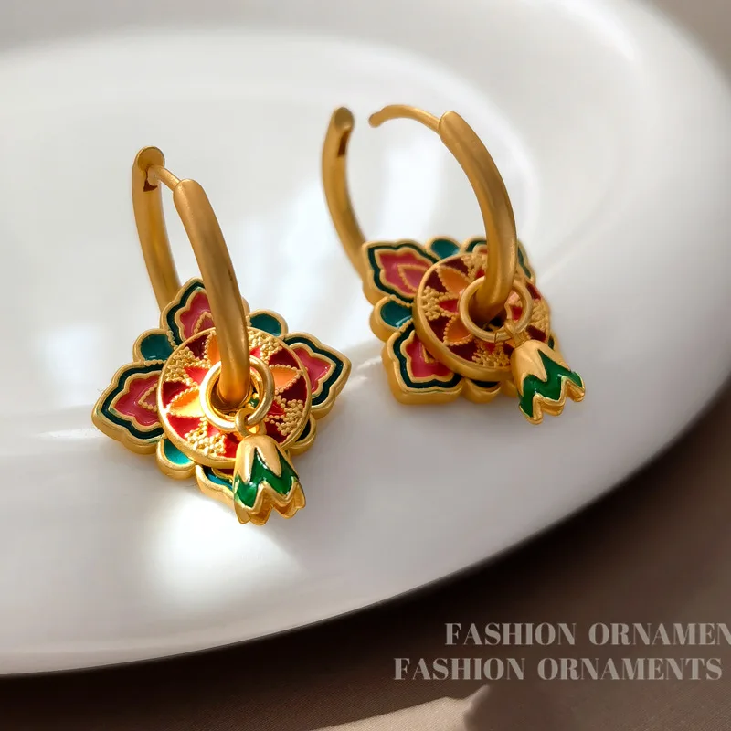 Designer Vintage Women Colored Drop Oil 18k Gold Palted Dangle Earrings Set Jewelry , Woman Ear Accessories Gift
Designer Vintage Women Colored Drop Oil 18k Gold Palted Dangle Earrings Set Jewelry , Woman Ear Accessories Gift
