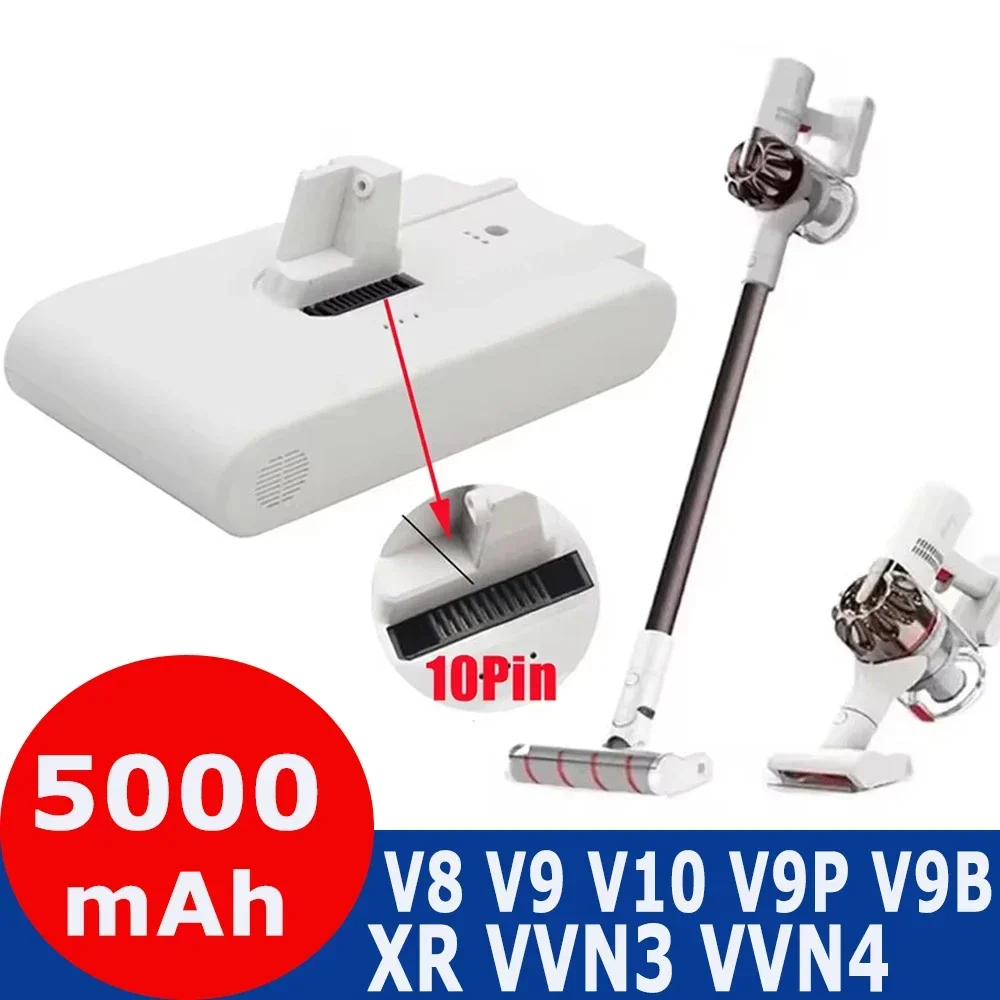 (Происхождение) V9 V10 литиевая батарея для Dreame V8 V9 V10 V9P XR VVN3 VVN4 ручной беспроводной пылесос запчасти сменная батарея
(Происхождение) V9 V10 литиевая батарея для Dreame V8 V9 V10 V9P XR VVN3 VVN4 ручной беспроводной пылесос запчасти сменная батарея