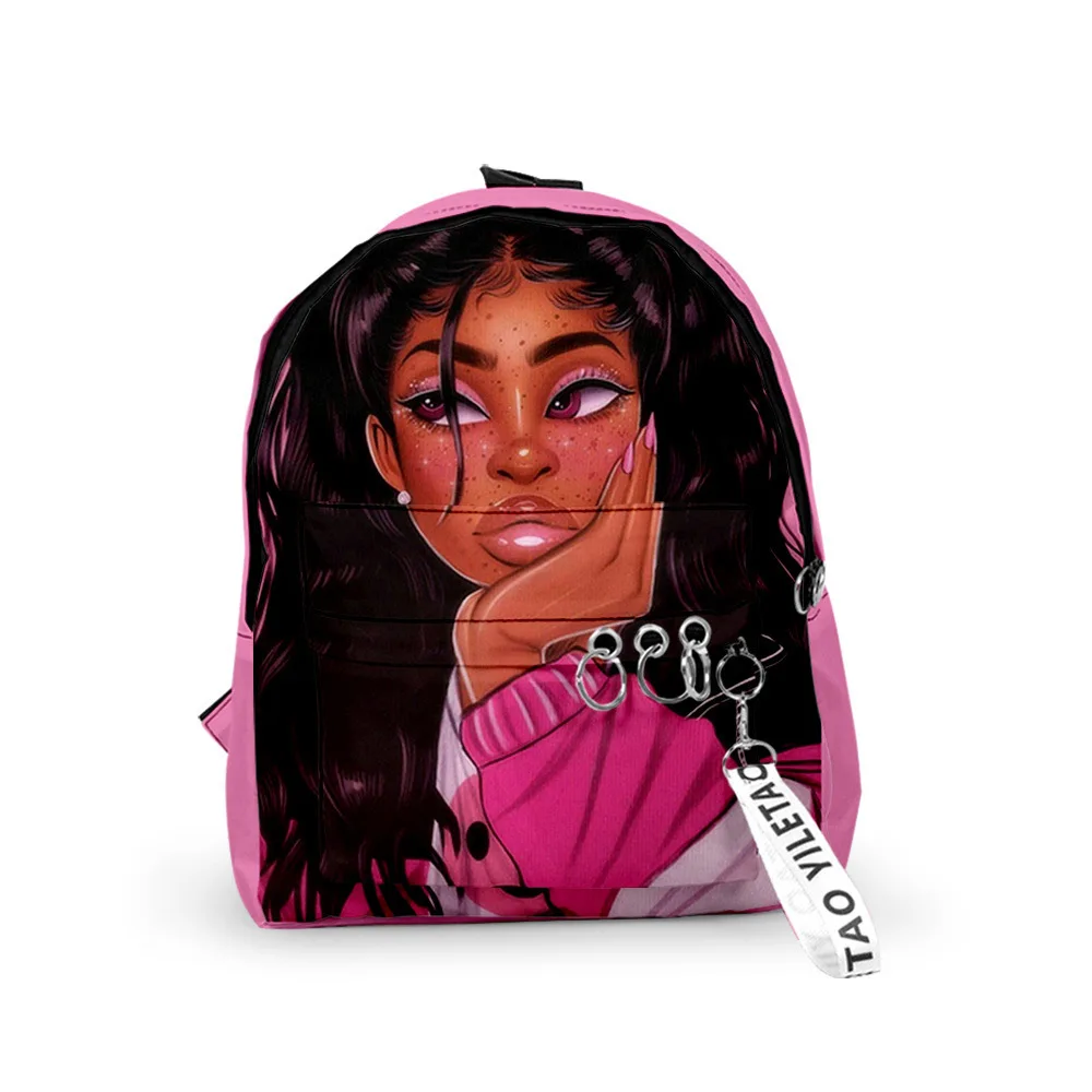 Cartoon Popular African Girl Backpacks Boys/Girls pupil School Bags 3D Print Keychains Oxford Waterproof Cute Small Backpacks
Cartoon Popular African Girl Backpacks Boys/Girls pupil School Bags 3D Print Keychains Oxford Waterproof Cute Small Backpacks