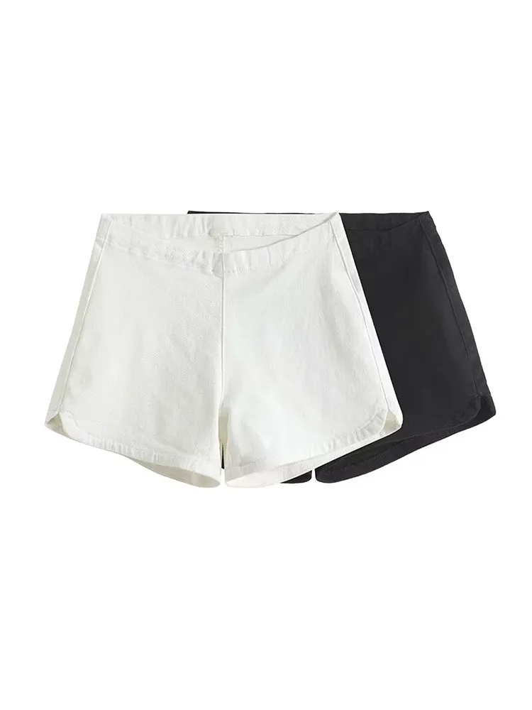 Xiaoguzi elastic low waist denim hot pants 2024 summer solid color slim tight hot girl street style casual shorts
Xiaoguzi elastic low waist denim hot pants 2024 summer solid color slim tight hot girl street style casual shorts
