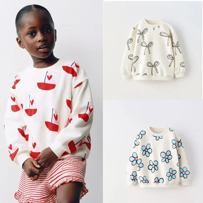 New Spring Auutumn Girls T-shirts Fashion Print Tops for Kids Long Sleeve Children Sweatshirts Casual Toddler Pullover Baby Tees
New Spring Auutumn Girls T-shirts Fashion Print Tops for Kids Long Sleeve Children Sweatshirts Casual Toddler Pullover Baby Tees