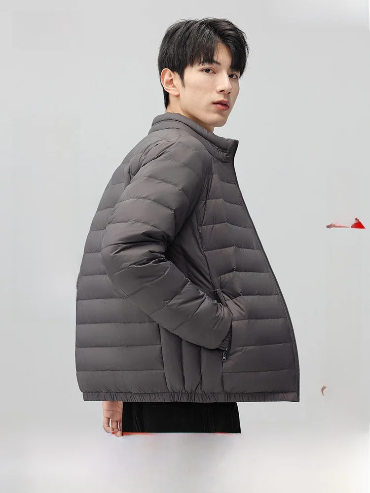 Lightweight Goose down Jaet Snowy Fly Spring New Men's Casual Busin Stand Collar Pure Color Versatile ort Length
Lightweight Goose down Jaet Snowy Fly Spring New Men's Casual Busin Stand Collar Pure Color Versatile ort Length