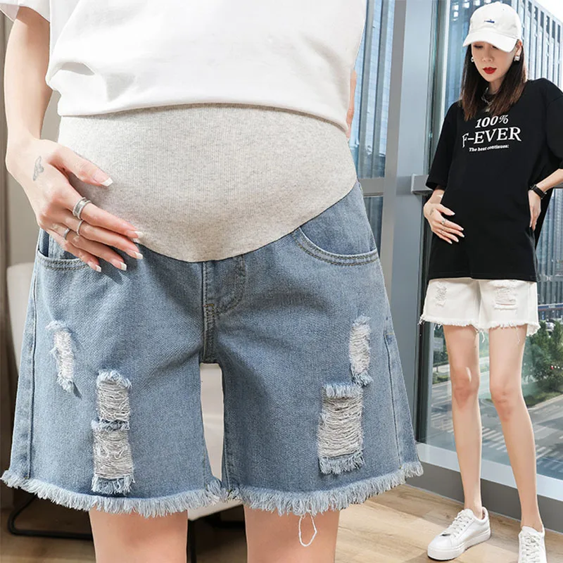 Pregnant Women's Shorts Summer Wear Support Denim Shorts Summer Wear New Spring Loose Pants for Pregnant Clothes
Pregnant Women's Shorts Summer Wear Support Denim Shorts Summer Wear New Spring Loose Pants for Pregnant Clothes