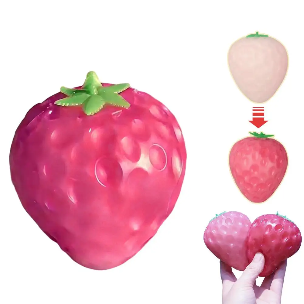 Strawberry Mango Pinch Music Color Change Slow Rebound Release Stress Relieving Ball Stress Relieving Toy Artifact
Strawberry Mango Pinch Music Color Change Slow Rebound Release Stress Relieving Ball Stress Relieving Toy Artifact