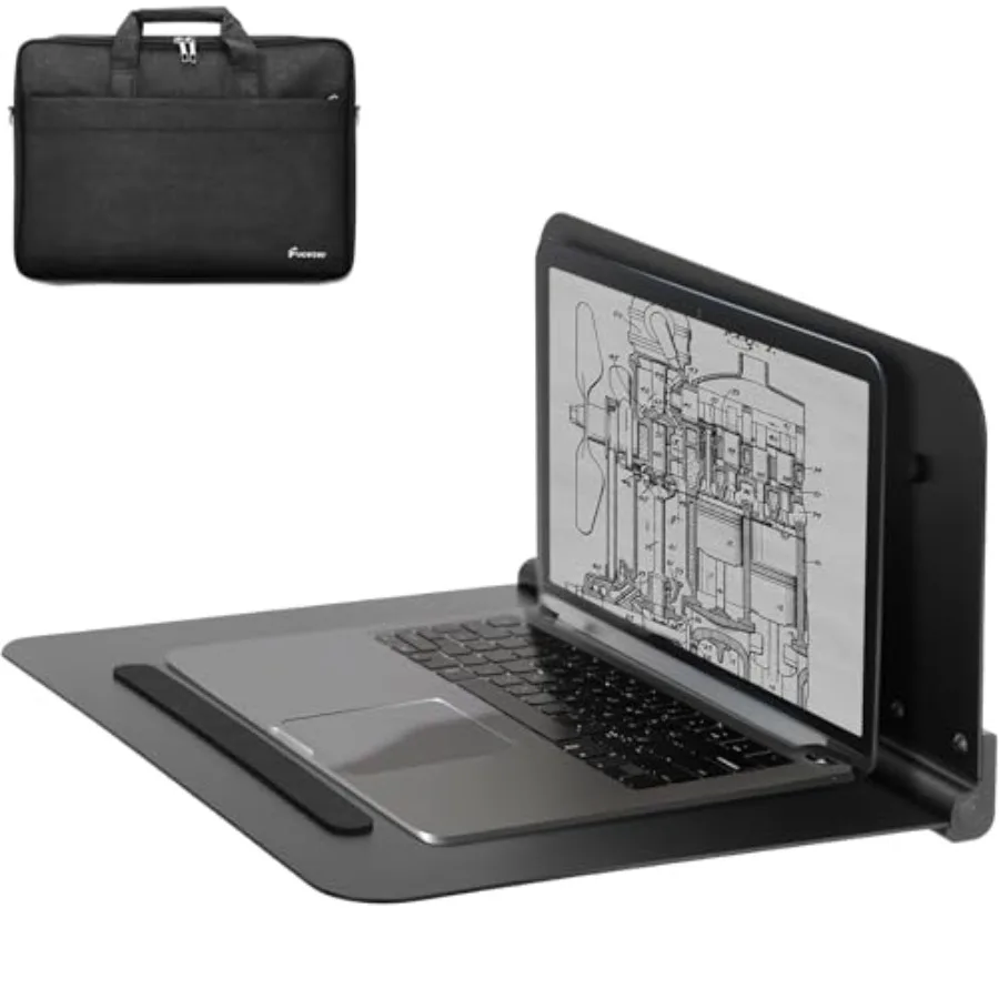 Magnetic Laptop Holder for HVAC, Trucks, Walls, Workshops: Aluminum, Black, 50 lb Capacity with 3 Super Strong Magnets Portable
Magnetic Laptop Holder for HVAC, Trucks, Walls, Workshops: Aluminum, Black, 50 lb Capacity with 3 Super Strong Magnets Portable