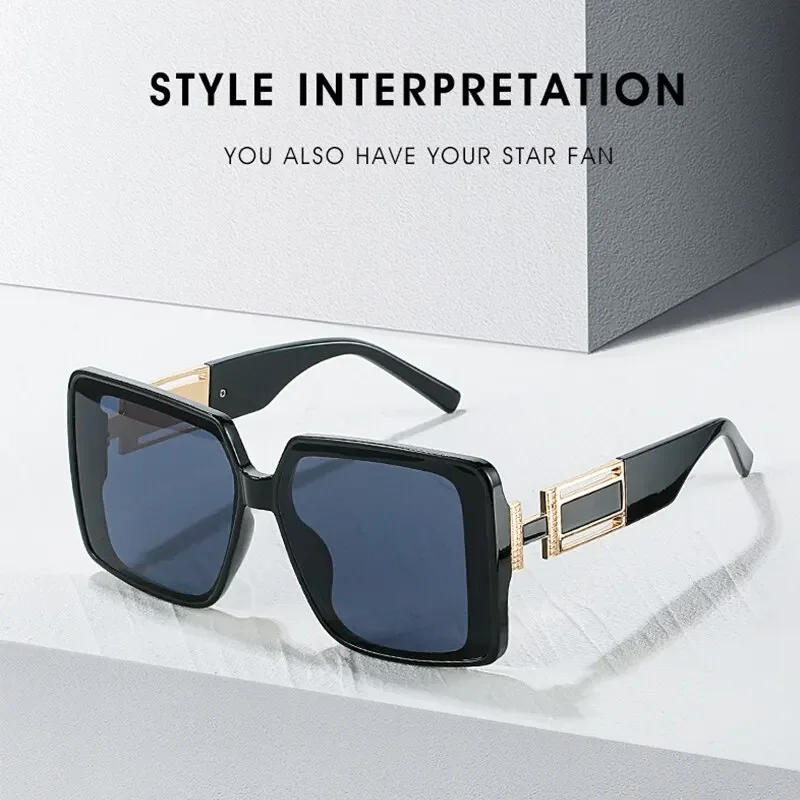 New Luxury Oversized Men Sunglasses Brand Designer Sun Glasses For Women Fashion Gradient Square Shades
New Luxury Oversized Men Sunglasses Brand Designer Sun Glasses For Women Fashion Gradient Square Shades