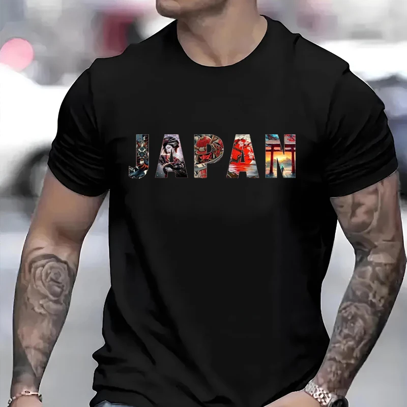 JAPAN Letter Pattern Men's Woman T-shirt Anime Harajuku Top Summer Casual Breathable Couple Tee Simple Fashion Street Clothing
JAPAN Letter Pattern Men's Woman T-shirt Anime Harajuku Top Summer Casual Breathable Couple Tee Simple Fashion Street Clothing
