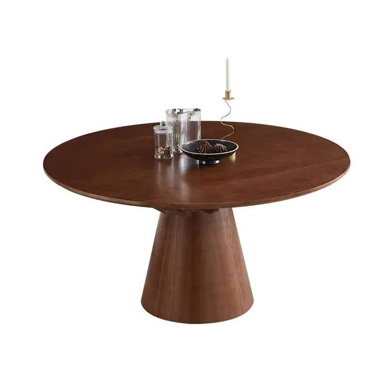 Nordic solid wood square becomes round dual-purpose dining table household multi-functional folding dining table and chairs
Nordic solid wood square becomes round dual-purpose dining table household multi-functional folding dining table and chairs