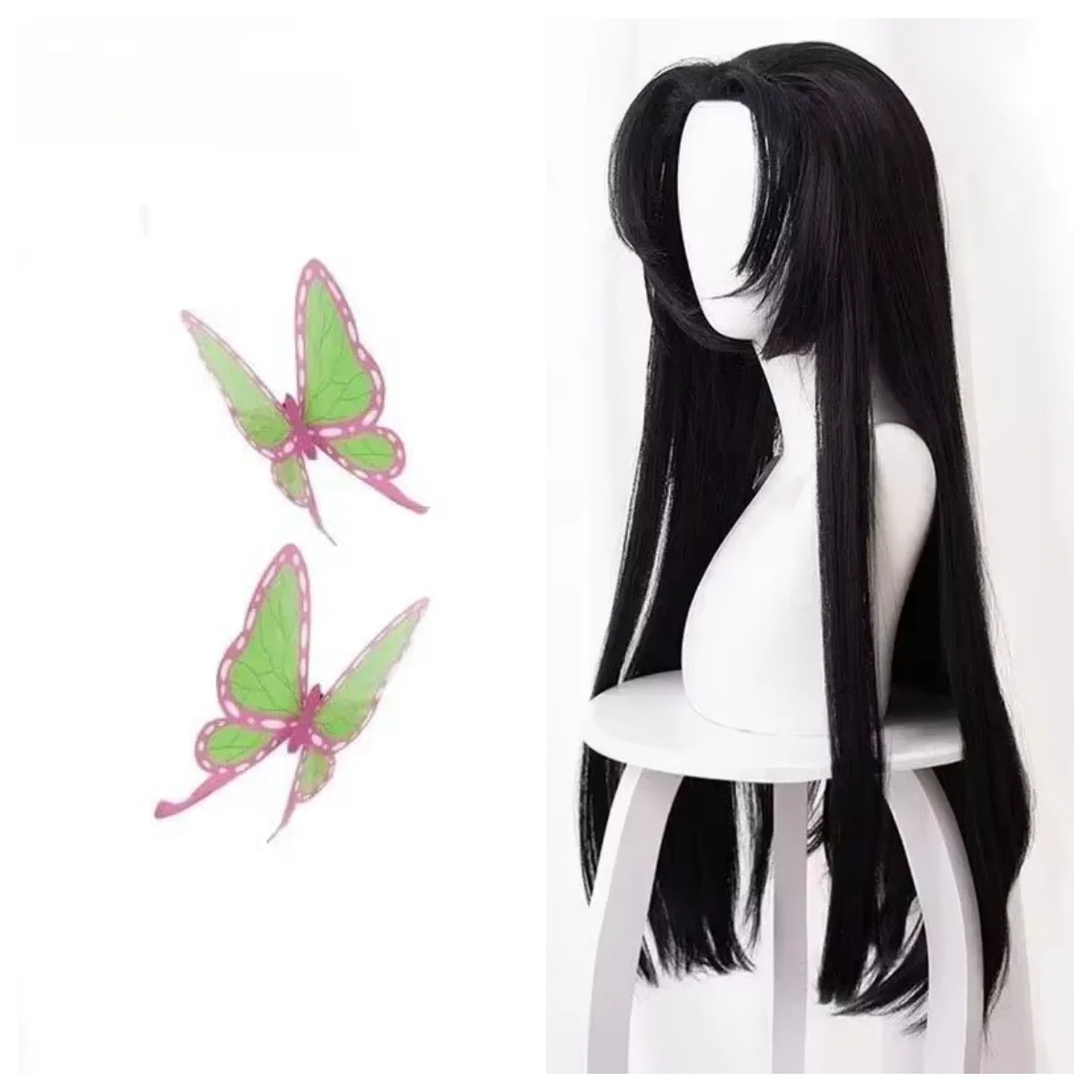 Парик аниме Kochou Kanae, парик для косплея для взрослых, черные длинные прямые синтетические волосы, аксессуары для костюмов Comic-con, головной убор с бабочкой
Парик аниме Kochou Kanae, парик для косплея для взрослых, черные длинные прямые синтетические волосы, аксессуары для костюмов Comic-con, головной убор с бабочкой