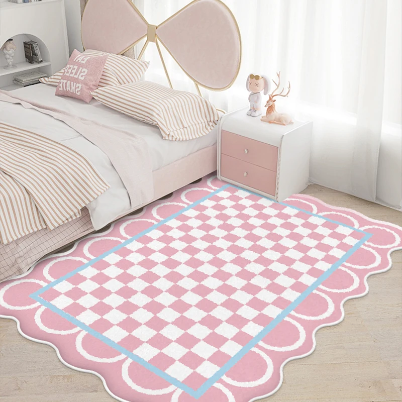 Checkerboard carpet cute plaid irregular IG girly rugs large area bedroom carpet fluffy soft polyester floor mat decoration home
Checkerboard carpet cute plaid irregular IG girly rugs large area bedroom carpet fluffy soft polyester floor mat decoration home
