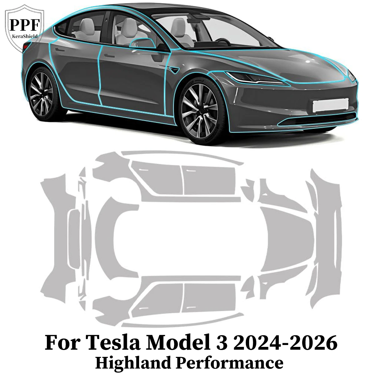 TPU Paint Protection Film For Tesla Model 3 Highland Performance 2024 2025 2026 Pre-cut Clear PPF Anti-Scratch Invisible Bra
TPU Paint Protection Film For Tesla Model 3 Highland Performance 2024 2025 2026 Pre-cut Clear PPF Anti-Scratch Invisible Bra