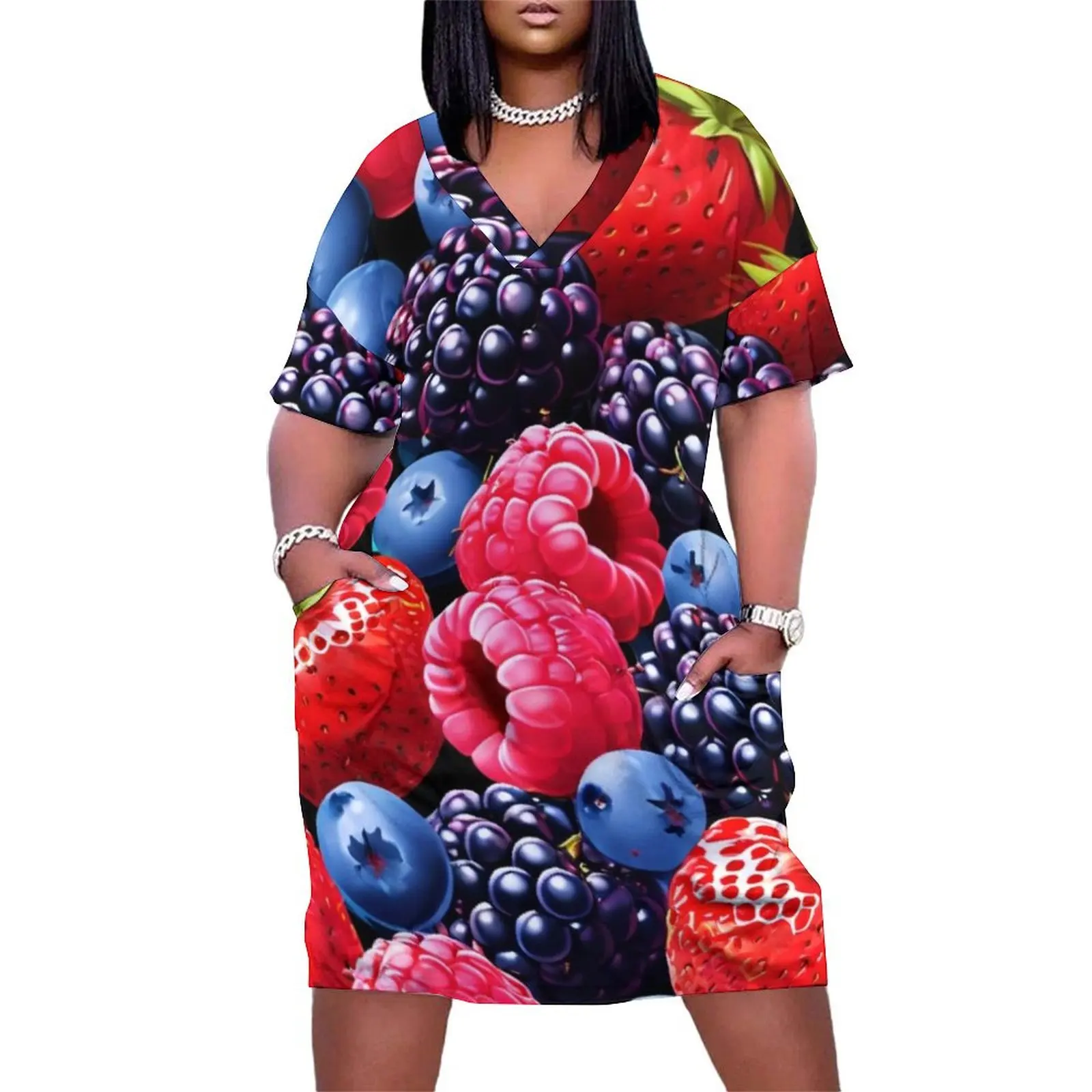 mixed berry pattern Loose Pocket Dress Women's summer skirt summer clothes Dress for girls summer dress woman 2025 trendy
mixed berry pattern Loose Pocket Dress Women's summer skirt summer clothes Dress for girls summer dress woman 2025 trendy