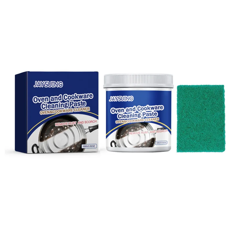 Stainless Steel Cleaning Paste Multi Purpose Cookware Stain Removal Renewal Polishing Rust Removal Household Cleaner With Sponge
Stainless Steel Cleaning Paste Multi Purpose Cookware Stain Removal Renewal Polishing Rust Removal Household Cleaner With Sponge